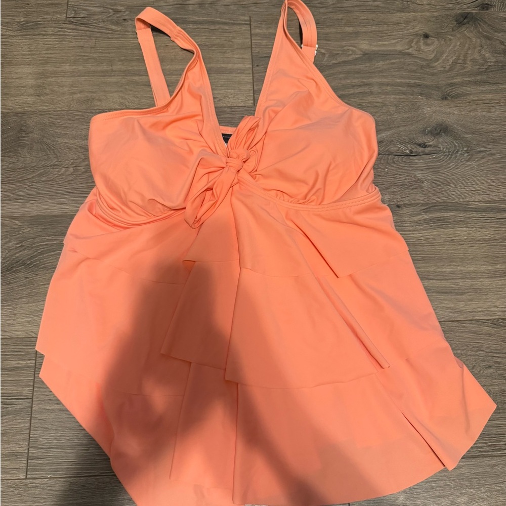 BloomChic Women's Peach Swim Dress